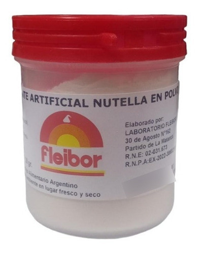 Esencia En Polvo Fleibor Nutella X 28gr Apto Vegano 0