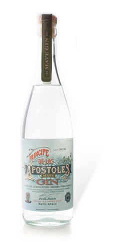 Gin Principe De Los Apostoles 700ml Mate Zetta Bebidas 0