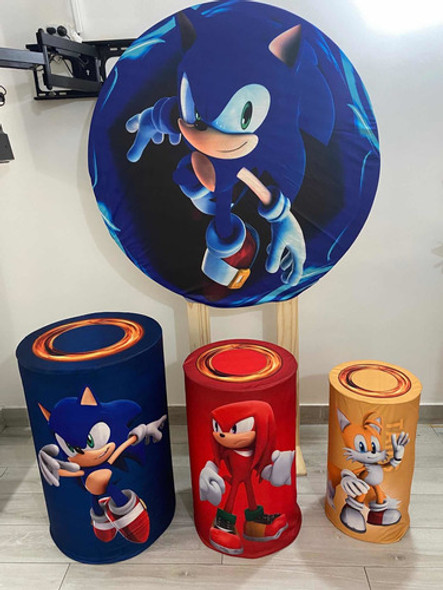 Alquiler De Fondos Y Paneles Para Cumpleaños Sonic 1