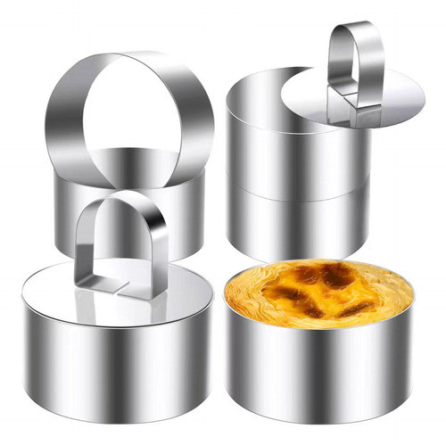 Molde Redondo Para Tartas Datanya, Acero Inoxidable, 3,15 Pu 0