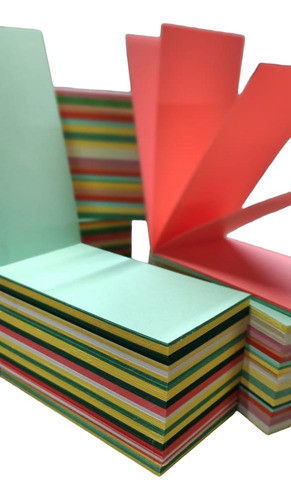 Block Anotador Colores Surtidos X Kilo A Granel 5x10 1