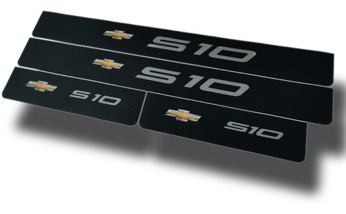 Protector Cubre Zócalo Carbono Chevrolet S10 Envio Gratis 1