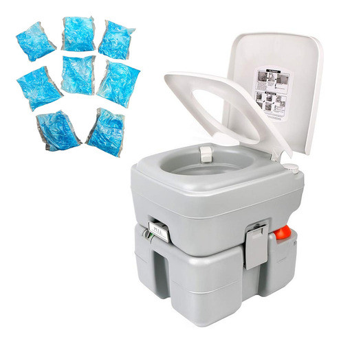 Inodoro Quimico 20 L A Piston Full + Disgregante En  Polvo 0