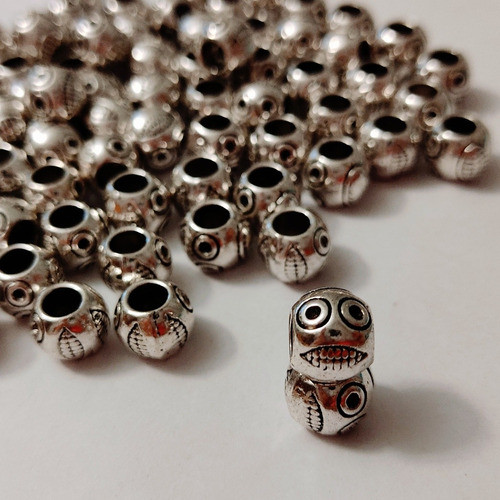 5 Dijes Robot Pasante - Armado Bijouteria Artesanias 1