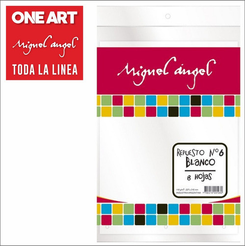 Repuesto Dibujo Miguel Angel N 6 8h Negro 0