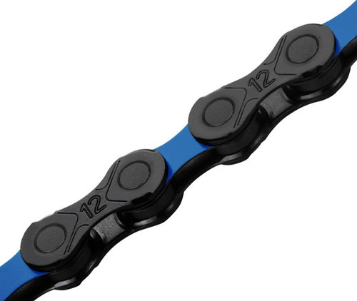 Cadena Bicicleta 12 V. Kmc Dlc Negro/azul. P/shimano-sram 1