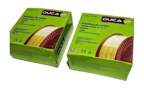 Alambre Soldar Mig Flux Sin Gas Duca 0.8 X 1kg 2 Un Sm 0
