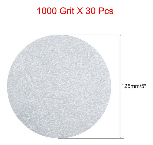 30 Piezas 5 Pulgadas Óxido De Aluminio Blanco Seco Gan... 1