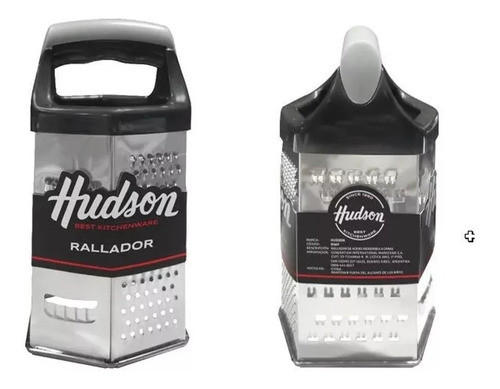 Rallador De Acero Inoxidable 6 Caras Anti Deslizante Hudson 0
