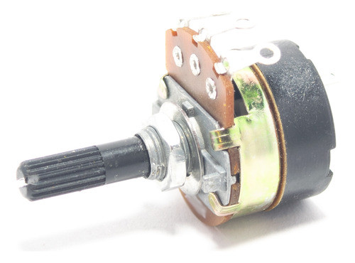 10 Potenciómetros Carbón (24mm) 2k5 A2k5 Logarítmico C/llave 0