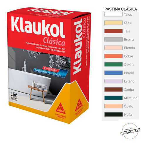 Pastina Klaukol Clasica X 1 Kilo Caja Mercurio Local 1