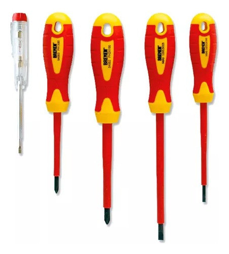 Destornillador Electricista X5pzs Bremen 7170 0
