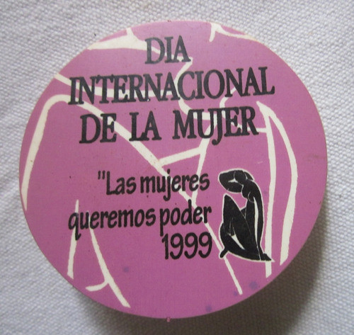 Pin Dia Internacional De La Mujer 1999 0