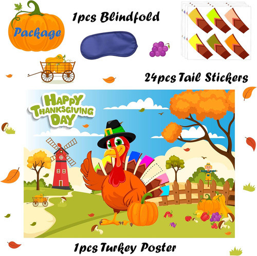 Pínchale La Cola Al Pavo - 1 Juego Para Niños 1