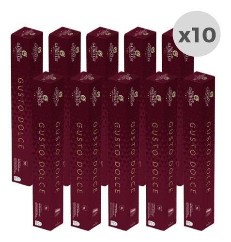 Cápsulas De Café Garibaldi Gusto Dolce 10 Cápsulas X10 0