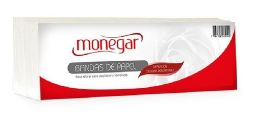 Bandas Depilatorias Monegar Descartables X 100 Unidades 0