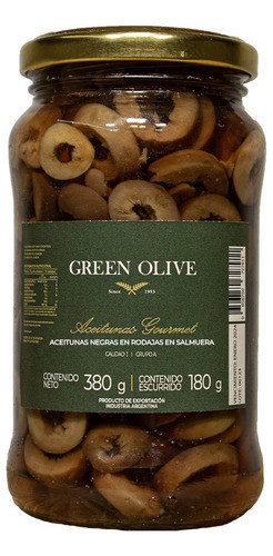 Aceitunas Negras En Rodajas X400g 0