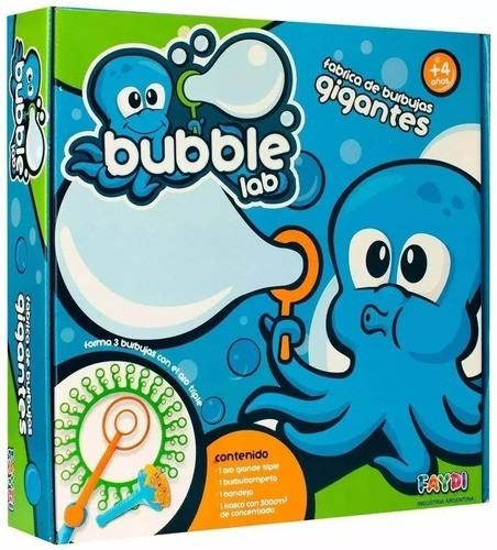 Burbujero Fabrica De Pompas Gigantes Bubble Lab C/liquido 0