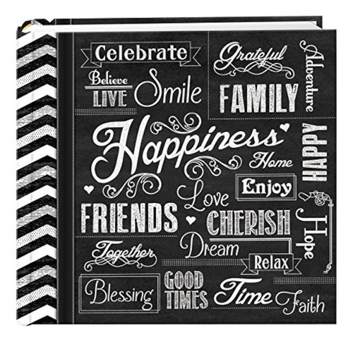 Pioneer Photo Albums Ev246chlkh 200pocket Chalkboard Printed 0
