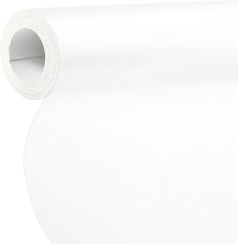 Cuero Autoadhesivo Para Reparar Muebles 43x200cm Blanco 0