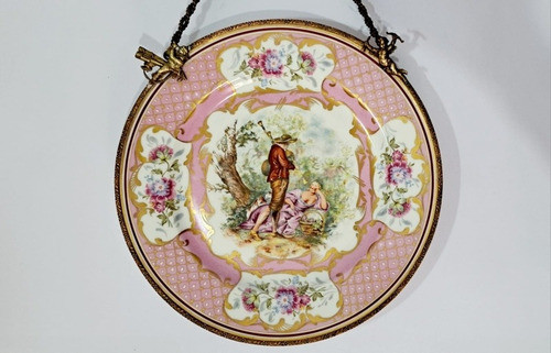 Plato Decorativo Para Colgar Limoges Con Bronceria 0