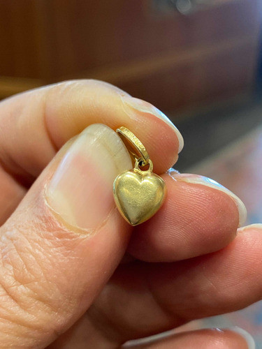 Luli Colgante Dije Oro 18k Corazon Simpatico Gordito 1