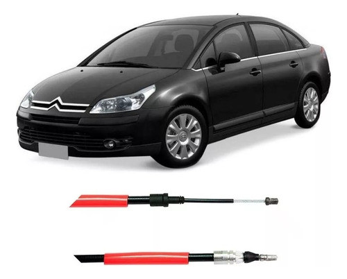 Juego Cables De Freno Citroen C4 Disco X 2 0