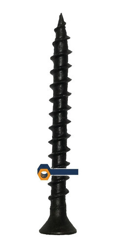 Tornillo Para Madera Punta Aguja 6x1.1/2 Negros X100un 1
