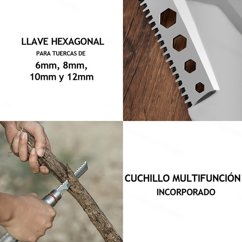 Pala Plegable Táctica Multifunción Supervivencia Naturehike 1