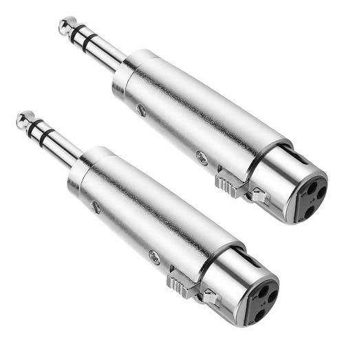 Adaptador De Cable Balanceado Xlr Hembra A Trs 1/4  | 2 P... 0
