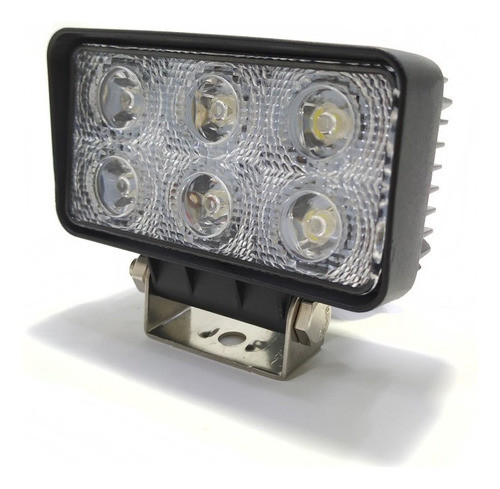 Faro Led Auxiliar 6 Led 18w 110mm X 60mm 4x4 Auto Generica 0