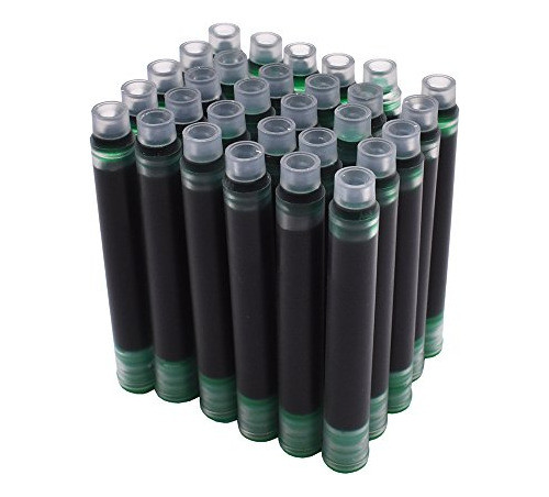 Cartuchos De Tinta Para Lapicera Jinhao Color Verde 30u. 1