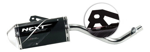 Escape Pro Tork Next Nxr 125/150 Bros Negro 1088hp Phantom 0