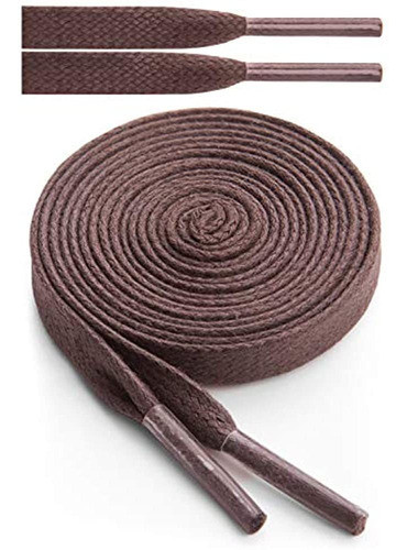 Miscly Cordones De Algodon Encerado Plano Para Botas 3 Pare 0