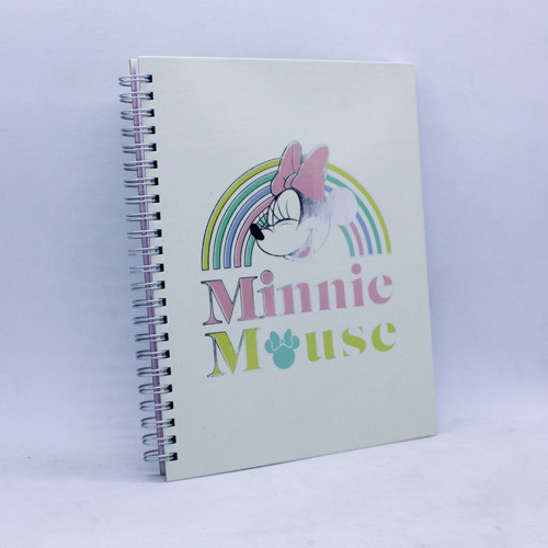 Cuaderno Mickey Minnie Mouse 15x21 Rayado Tapa Dura 1