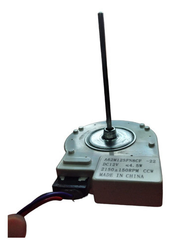 Microventilador No Frost 12v Mod A62m12sfn8cf-22 Eje Largo 1