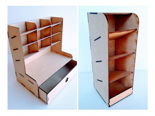 Organizador Escritorio Vertical Fibrofacil Combo 2 Modelos 0