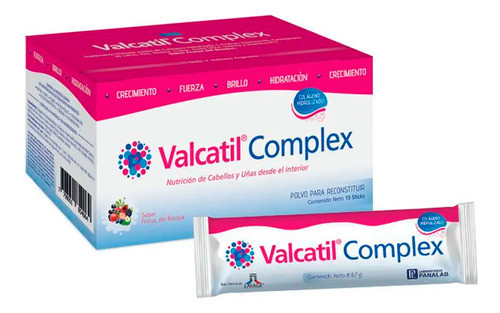 Valcatil Complex Cabello Y Uñas Frutos Del Bosque X15 Sticks 0