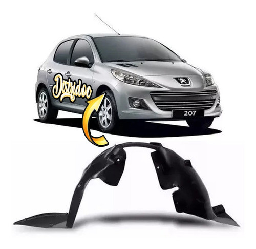 Pasarrueda Guardaplast Delante Peugeot 207 Derecho Copiloto 0