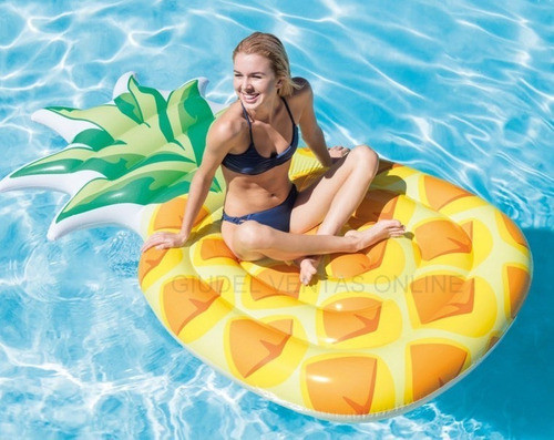 Colchoneta Inflable Anana Piña Pineapple Intex 1