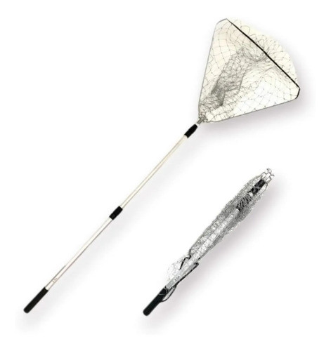 Red Copo Pesca Triangulo Plegable Mango Extensible 1