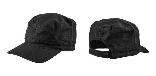 Gorro Kepi Visera Casquete Ripstop Negro C/regulador 0