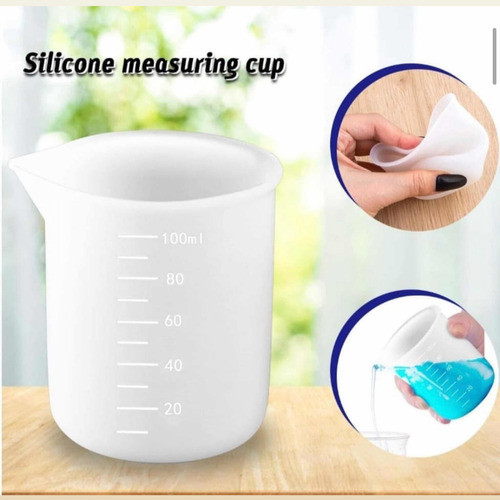 Vaso Medidor Silicona 100 Ml Jarra Resina Morón 0