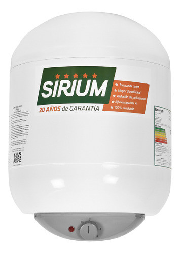Calefon Sirium 30 Litros Cobre 0