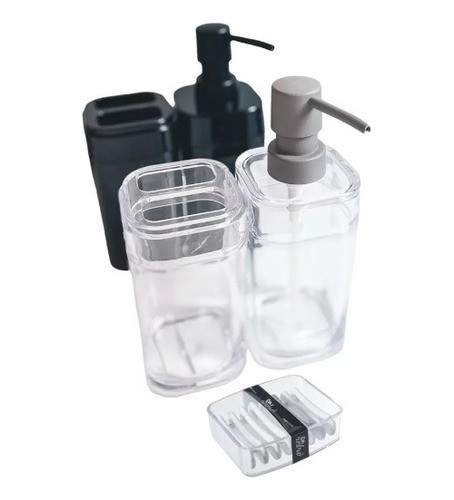 Juego De Baño Set X3 Piezas Acrilico Tienda Mamaal Mando 0