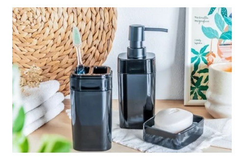 Juego De Baño Set X3 Piezas Acrilico Tienda Mamaal Mando 1