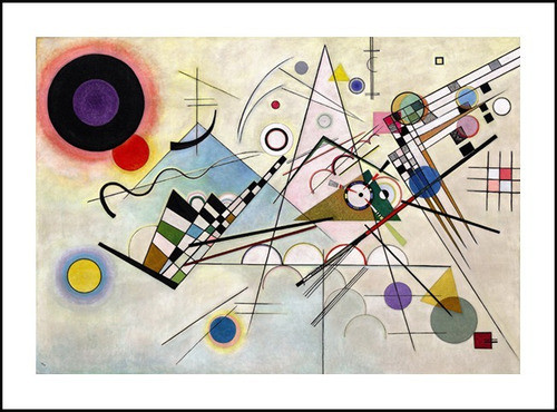 Lamina Fine Art Composicion Viii Kandinsky 70x50  Myc Arte 0