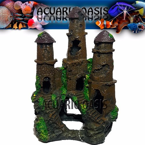 Adorno De Resina Castillo 15cm*11cm*21.5cm M37 0