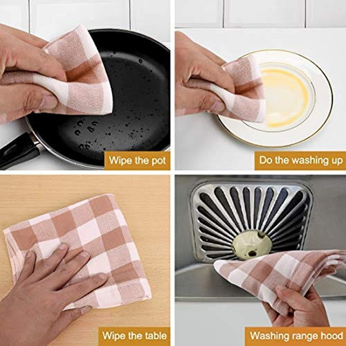 Piccocasa Juego De 100 Paños De Cocina Otton De 6, 13 X 13 1