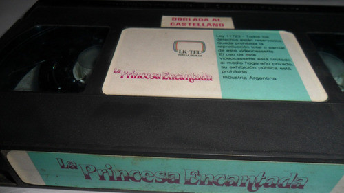 Vhs La Princesa Encantada ( The Swan Princess) 1